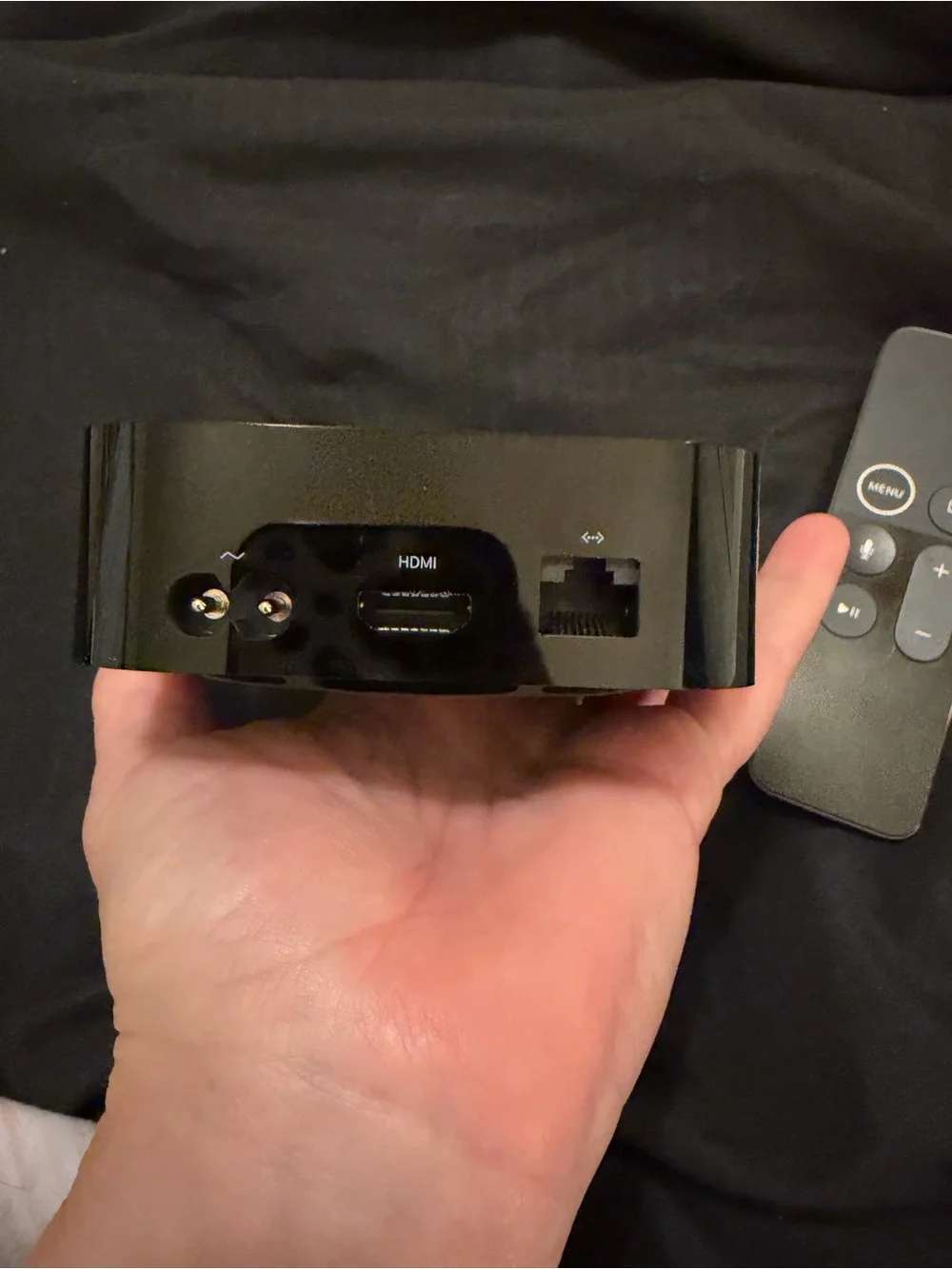 Apple TV streaming box with Siri Remote - Black